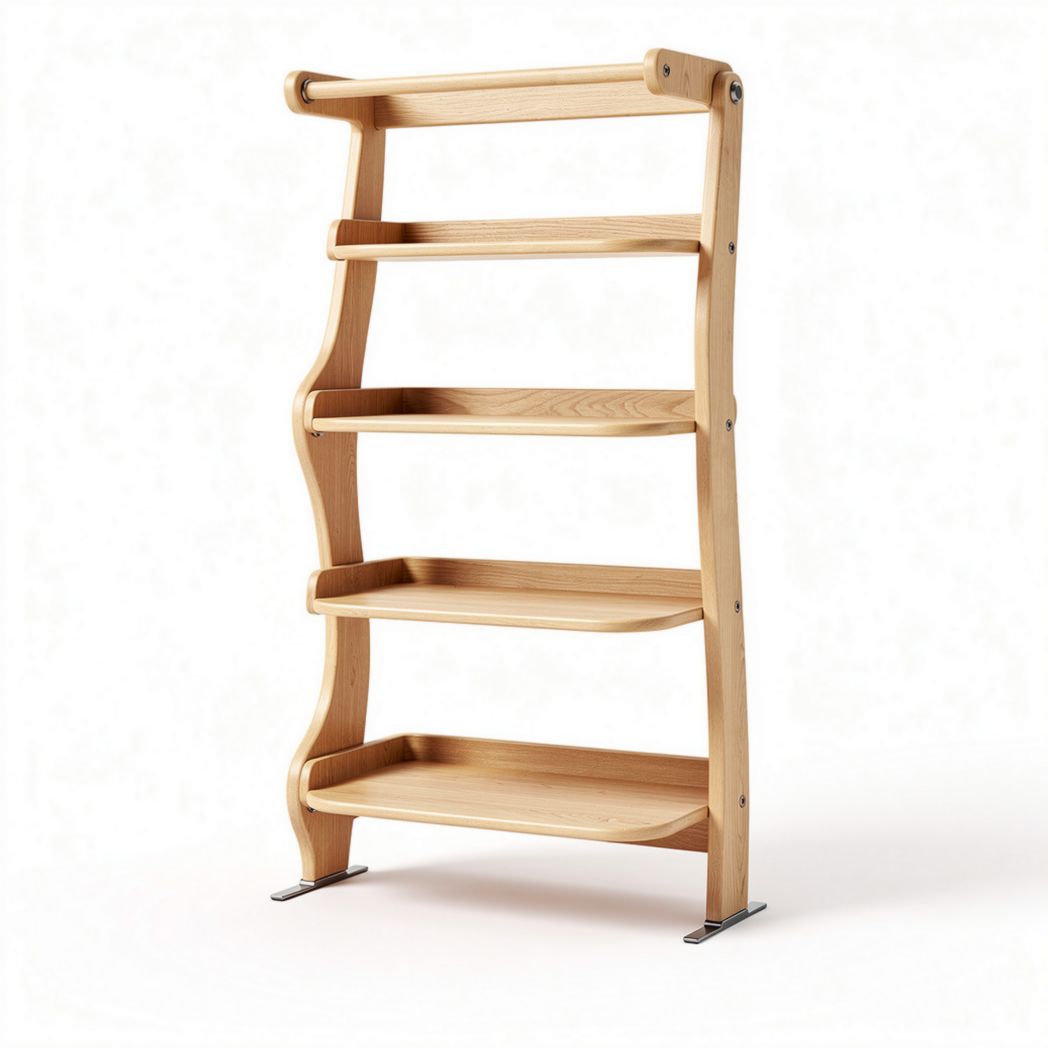 Scaffale in legno per riporre oggetti in casa – 120 x 60 x 30 cm